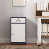 多斗料柜下柜文件柜资柜皮收纳柜铁矮柜储物柜单AG 78533门床头柜