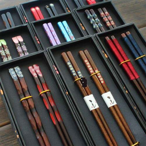 Chinese style Crafts souvenir couple chopsticks and Gift box