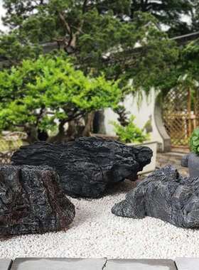 户外英造thj#fglz景德石玻璃钢青龙石塑雕落地摆件橱假窗装饰