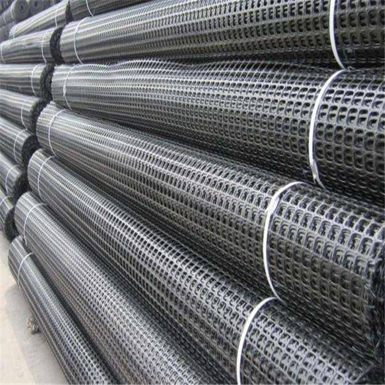 工程专用塑料土工格栅 路基加筋 单向拉伸 塑料格栅 拉伸力140KN
