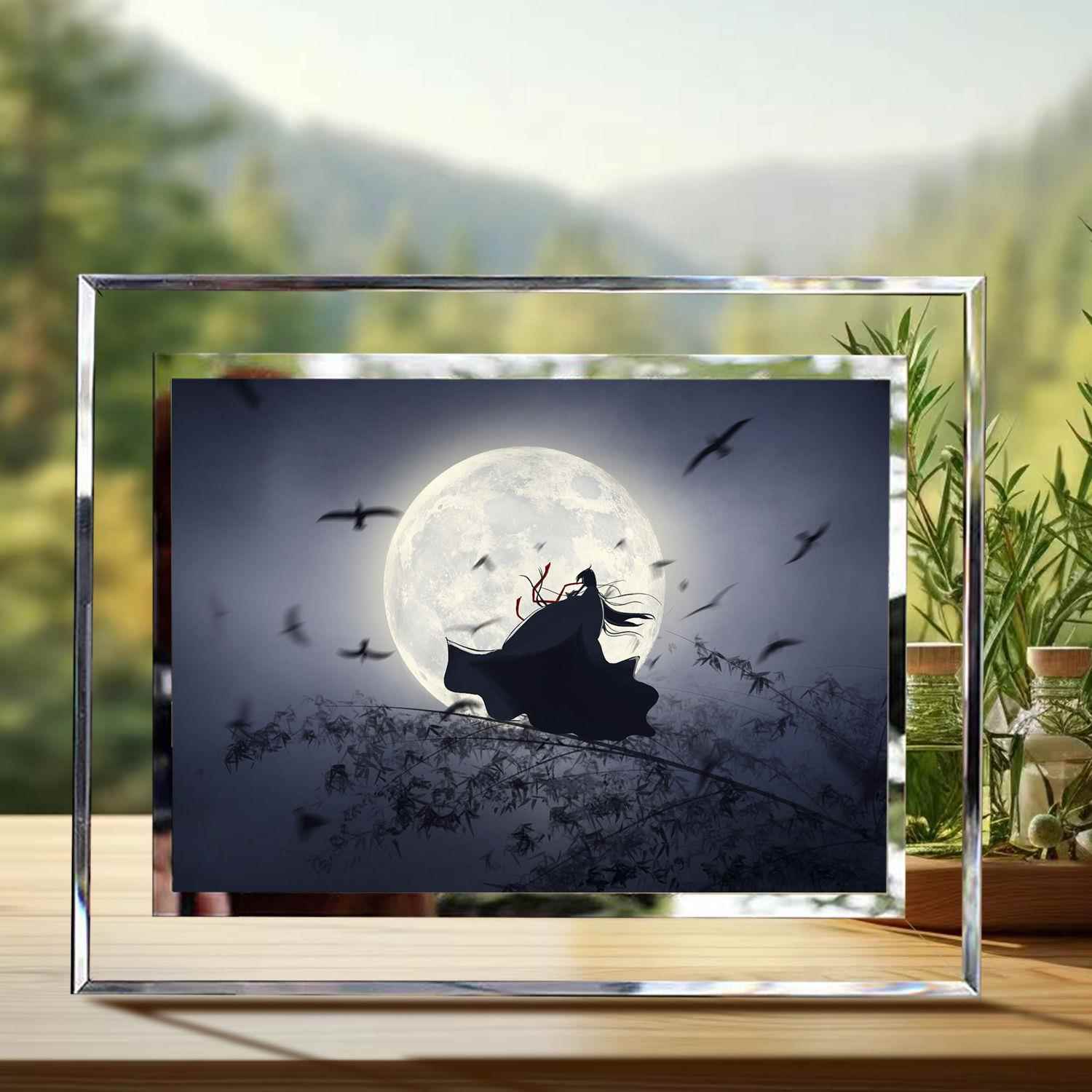 魔道祖师魏婴蓝湛江澄二次元周边摆台相框可定制生日礼物送朋友