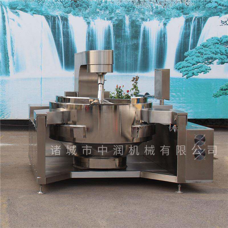 蒸汽加热搅拌炒锅不锈钢全自动搅拌炒制设备多爪搅拌炒锅