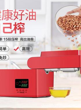 110v/220v全自动家用榨油机冷热榨中小型可折叠RG108oilpress