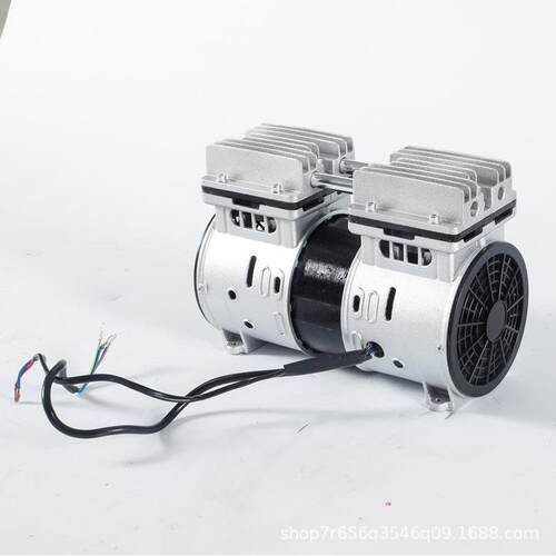 空压机机头550W/750W/1.1KW/1.5KW无油静音气泵泵头用于池塘养殖