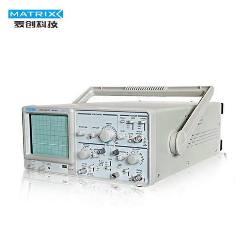 麦创MATRIX 20MHz双踪模拟示波器MOS-620，可替代固纬GOS-620