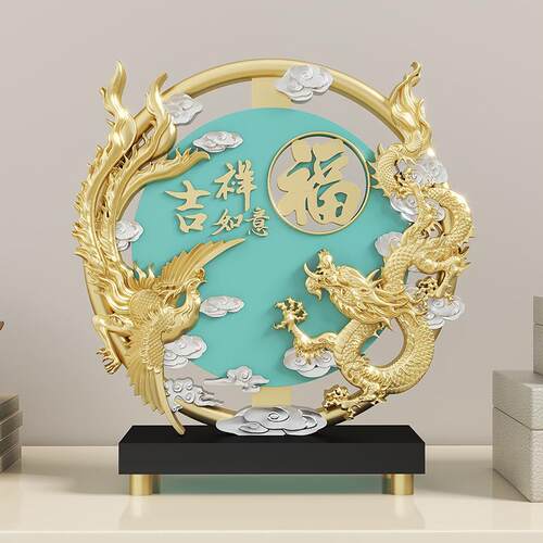 SKD5931乔新居礼品搬家送礼办意公室客厅玄关酒柜摆装饰品吉祥如