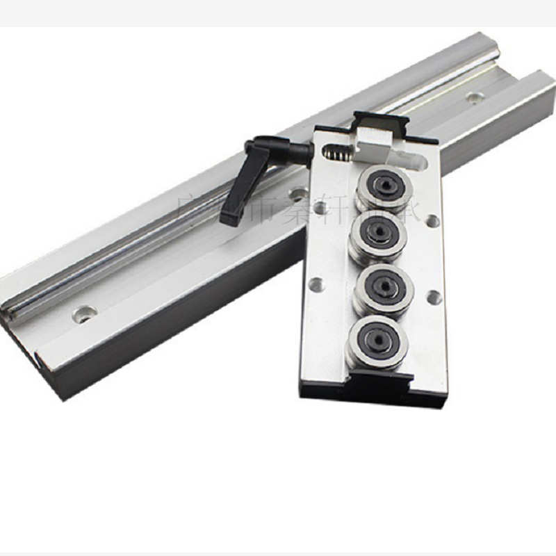 直线导轨芯内置静音滚轮铝合金滑块双轴sgr15高速