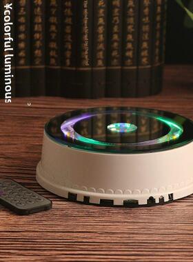 Led基础灯发光七色插入式电池两用照明饰品旋转饰品桌面夜灯