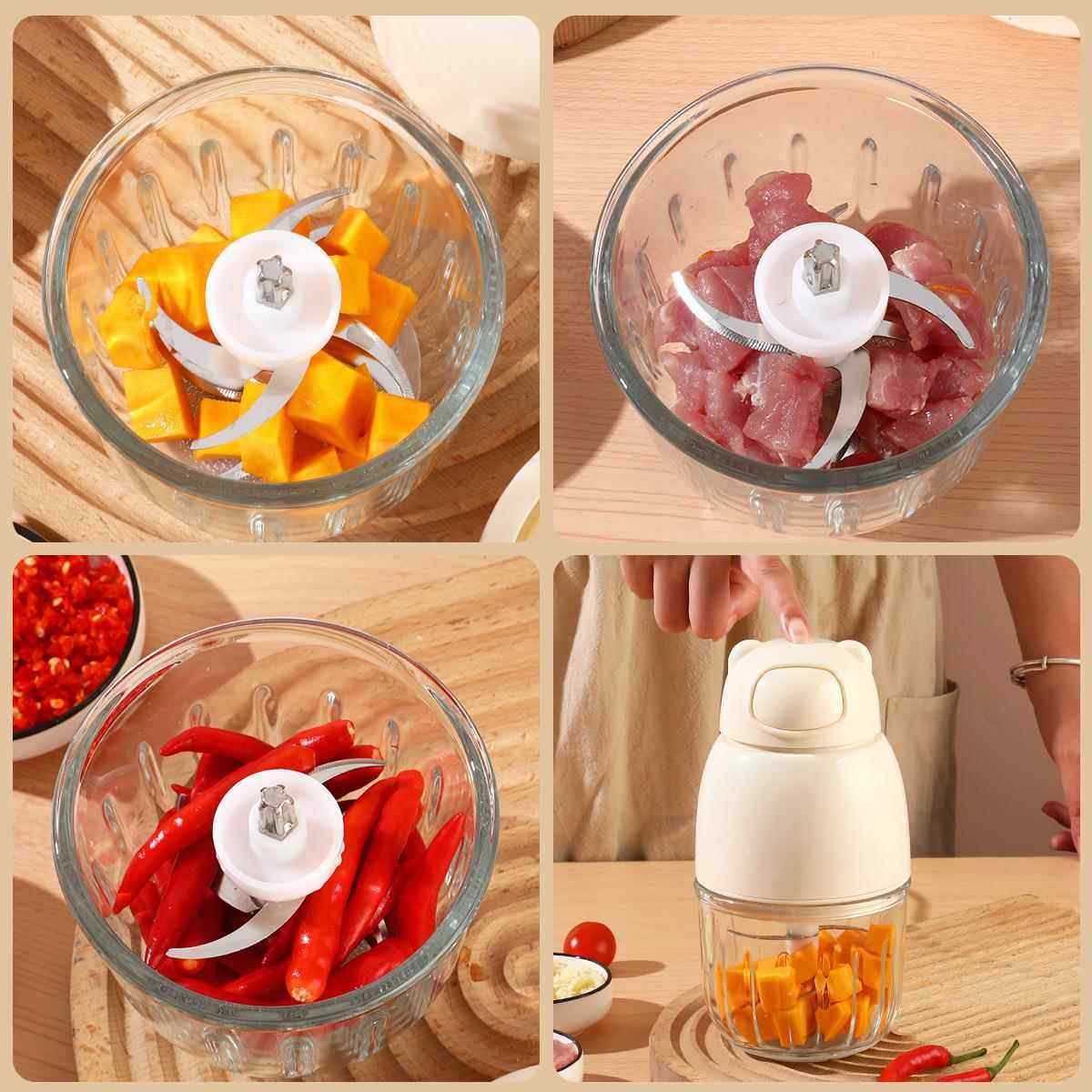 直销新款婴儿辅食机8刀米糊机家用食物料理机电动宝宝多功能辅食