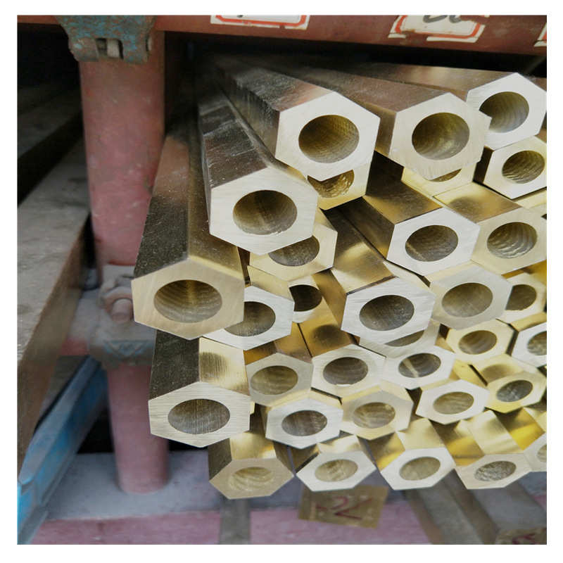 铜管销售 批发零售六角黄铜管 对边59黄铜管 六角空心铜棒 黄铜棒