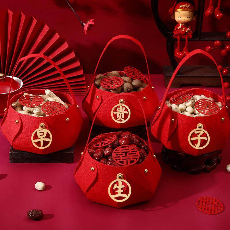 婚庆装饰布置早生贵子摆件婚房结婚用品大全竹编手提小篮子模具筐,节庆用品/礼品,陪嫁用品套装,淘宝优惠券,粉丝福利购,淘宝优惠卷