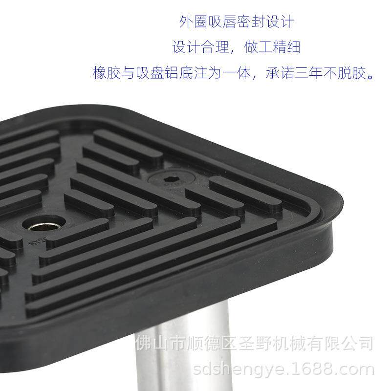 石材岩板加工中心方形双面吸盘152*152mm玻璃CNC磨边大吸力盘座