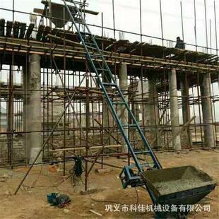 爬山虎上料机 楼房建筑提升机 工地水泥斜坡上料机陡坡防护运料机