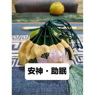 安神助眠香包中医文化草本纯植物香囊夜交藤合欢花失眠多梦日用
