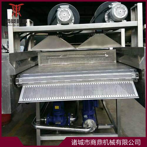 果蔬清洗翻转式风干机 清洗震动风干流水线