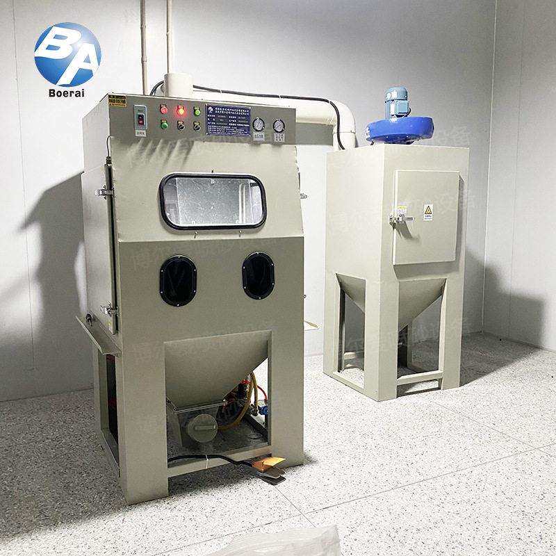 环保防尘型加压式喷砂设备 机器人兼容 汽车零部件去毛刺 精密表