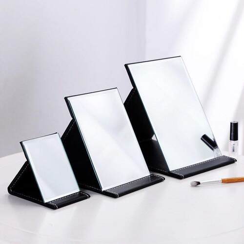 Cosmetic mirror to carry small model mini handheld mirror .