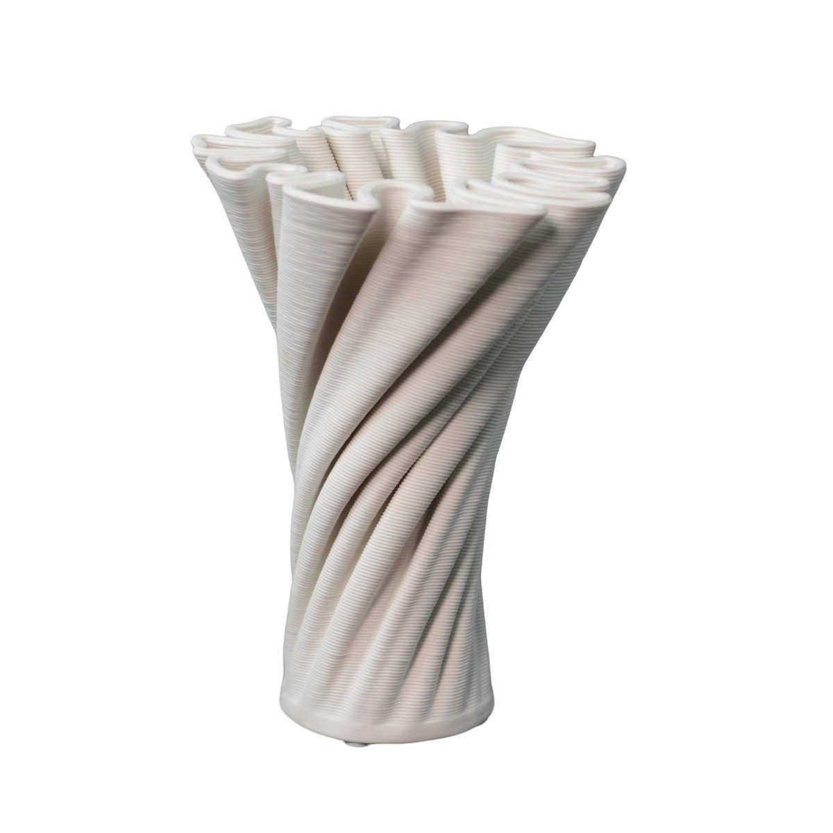 景德镇3D打印现代简约寂风艺术感流体白银色陶瓷花瓶客厅插花摆件,家居饰品,花瓶,淘宝优惠券,粉丝福利购,淘宝优惠卷