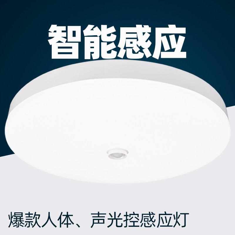 朗帝斯人体红外感应灯LED吸顶灯声控吸顶灯家用楼道过道走廊楼梯
