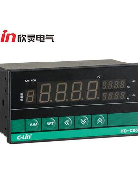 欣灵HD-C800(2-8路显示二组报警)智能温度巡检仪