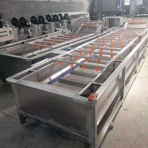 厂家供应蔬菜气泡清洗机 海产品清洗机 果蔬清洗加工设备茂晨机械