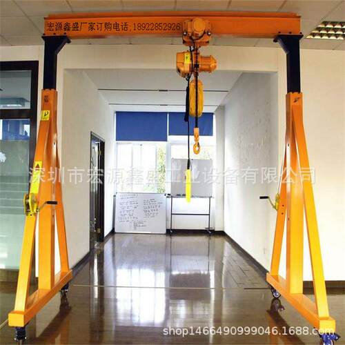 手拉龙门架简移动龙门架龙门架手动龙门架1吨2吨无轨移动龙门架