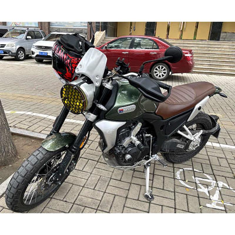 适用于凯越500F前挡风/风挡 珠峰400改装挡风玻璃/导流罩玻板