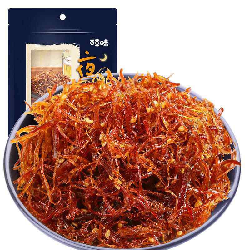 百草味 灯影牛肉丝100g 肉干肉脯 牛肉零食小吃四川风味特产
