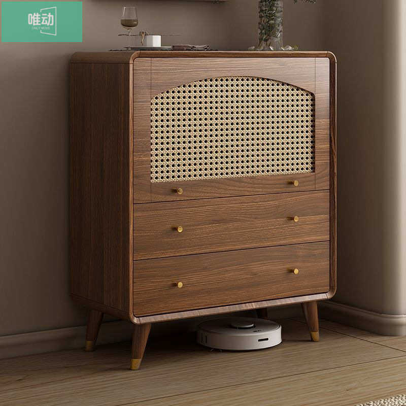 全实木藤编新中式储物柜子斗柜卧室抽屉柜子置物柜多层抽屉式斗柜,住宅家具,斗柜,淘宝优惠券,粉丝福利购,淘宝优惠卷