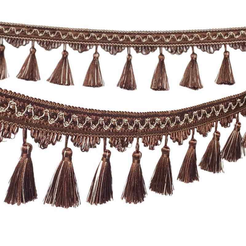 脉帘配件蜈蚣吊球婚庆流苏珠子楚新款吊穗纺沙家发抱窗枕装饰花边