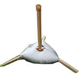 太阳伞三角形铁小伞座沙滩伞支架广告伞太阳伞底座道具伞配件 包邮