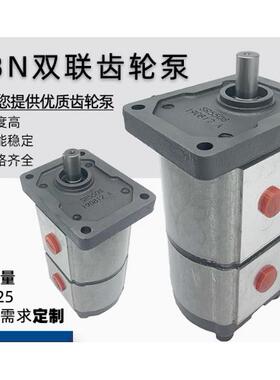 液压齿轮油泵高压CBN/CBT-G314/304 F312/308 F314/306双联齿轮泵