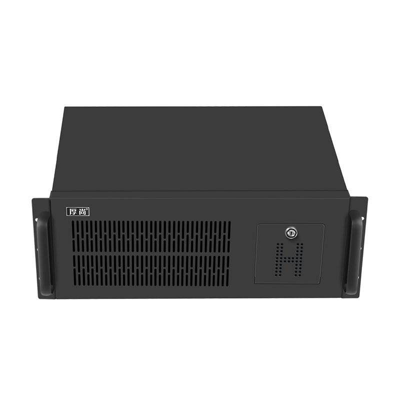 厚尚 厚尚4U410黑色工控服务器机箱支持240水冷款EATX双路主板