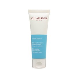 clarins娇韵诗保湿焕采磨砂膏，去角质保湿滋润清洁面