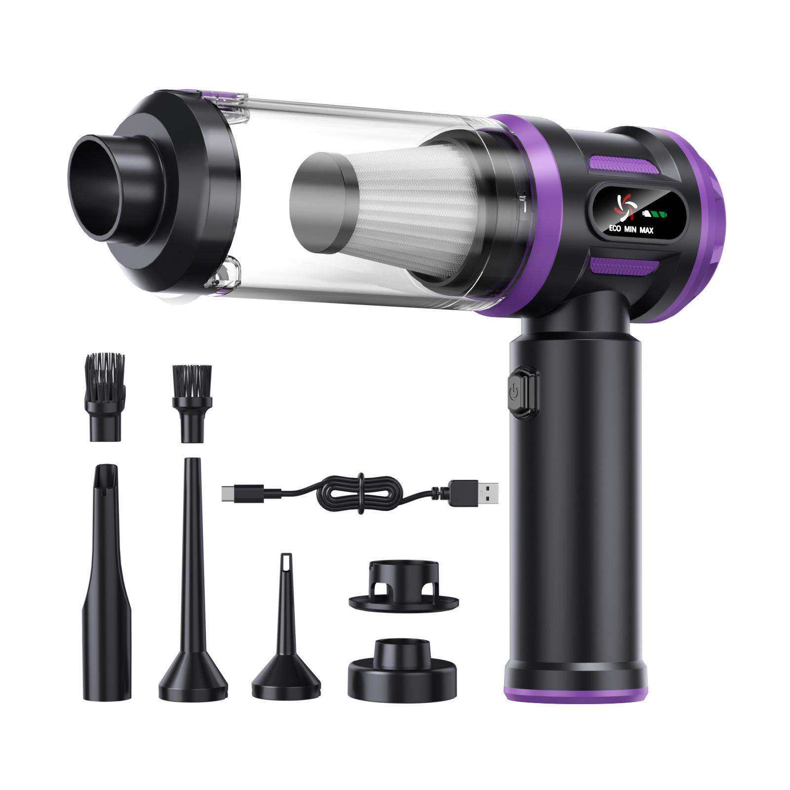 车载无刷吸尘器超强大吸力汽车专用无线手持便携式吸尘器吸吹一体