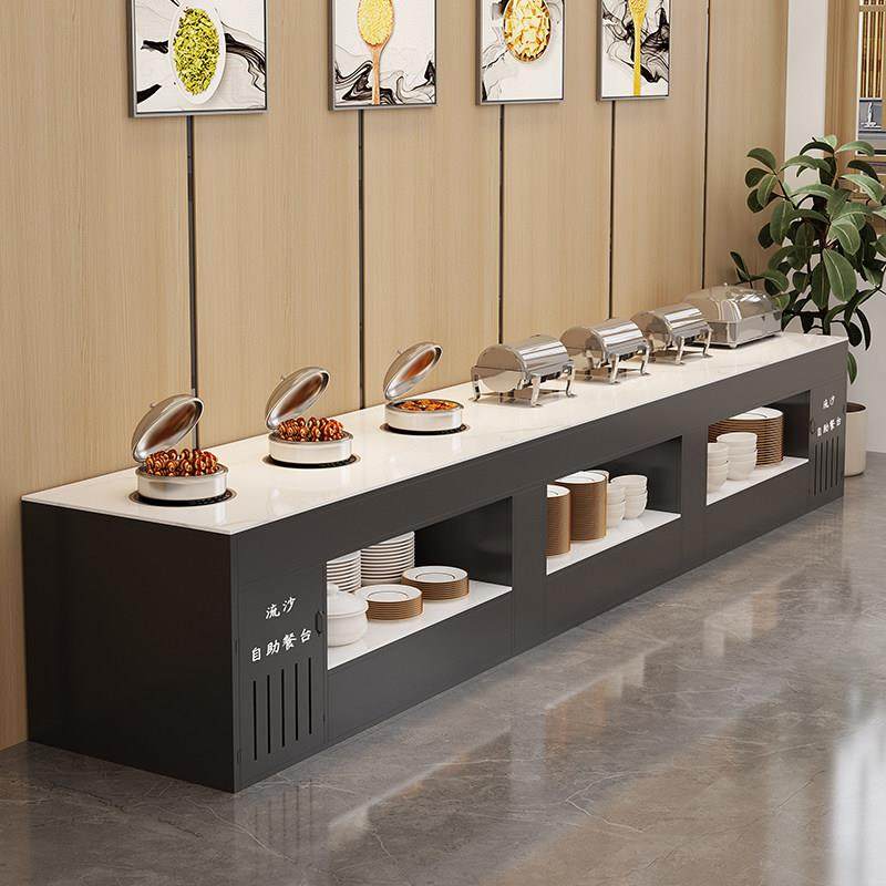 大理石自助餐桌酒店菜品调料水果靠墙商用布菲台取餐中岛展示台,商业/办公家具,餐柜,淘宝优惠券,粉丝福利购,淘宝优惠卷
