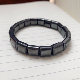 陨石手串新疆罗布泊富镍高碳黑钻陨天铁陨星佛珠子黑又亮手链