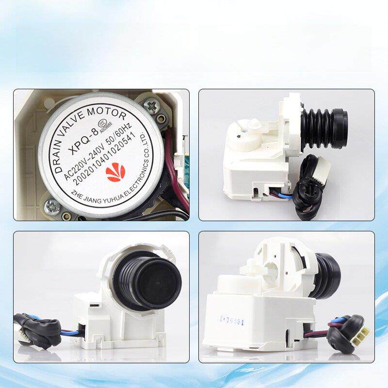 漩涡滚筒洗衣机排水阀Xpq-8电动拖拉机Wg-F80821W/F