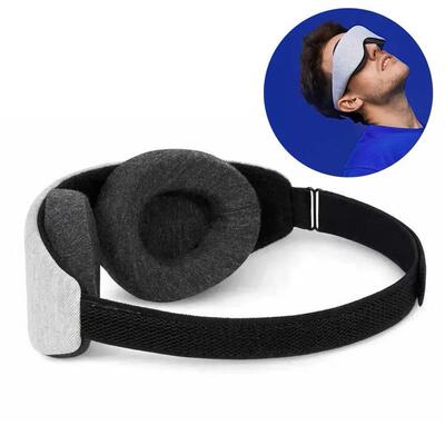 Black 3D Sleep Mask Memory Foam Eye Shade Breathable Eye Pat