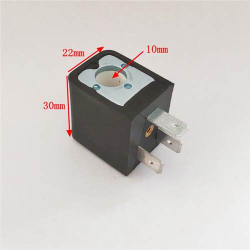 电磁阀线 线圈孔径内孔10mm高度30mm宽22mm 功率6VA 3W AC220V DC