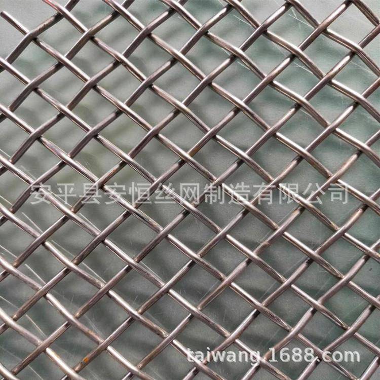 方孔编织钢丝网养猪轧花网煤矿锰钢过滤网钢丝筛网生产