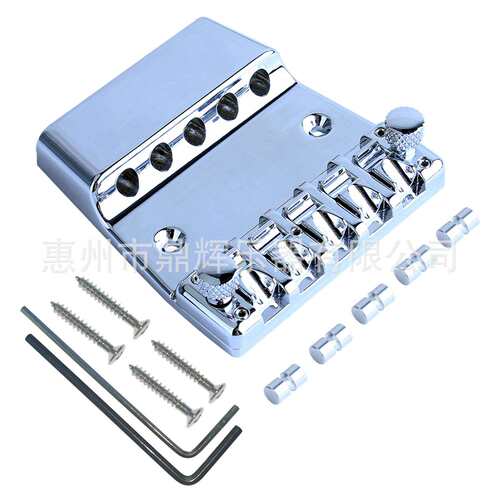 5弦贝司琴桥 拉弦板 5弦贝斯琴桥弦桥下局拉弦器Jazz JB Bass