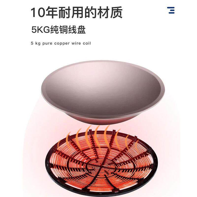 商用电磁炉大锅灶15KW饭店食堂学校大功率凹面电炒菜炉牛羊肉汤锅