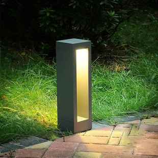 方形LED草坪灯小区户外草地简约景观灯公园道路灯别墅庭院灯防水