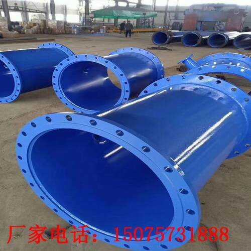 矿用通风钢管 DN800法兰连接涂塑钢塑复合防腐螺旋钢管