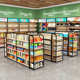 超市货架便利店商超零食店小卖店货品展示架五层单双面组合货架