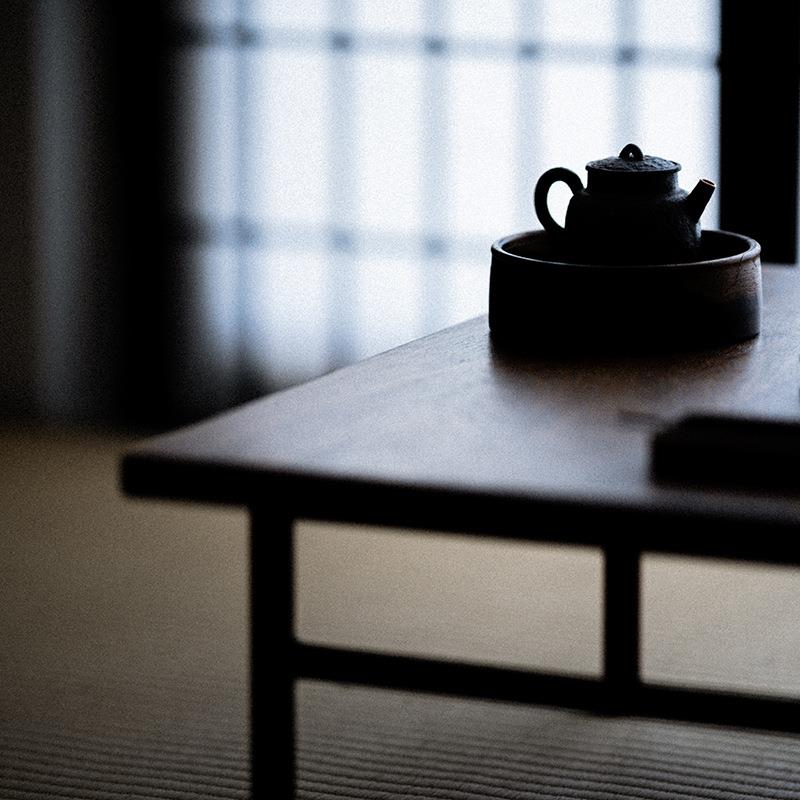 茶黑檀木木壶承干泡台小茶黑檀木壶台实木壶承壶托养壶垫整茶盘