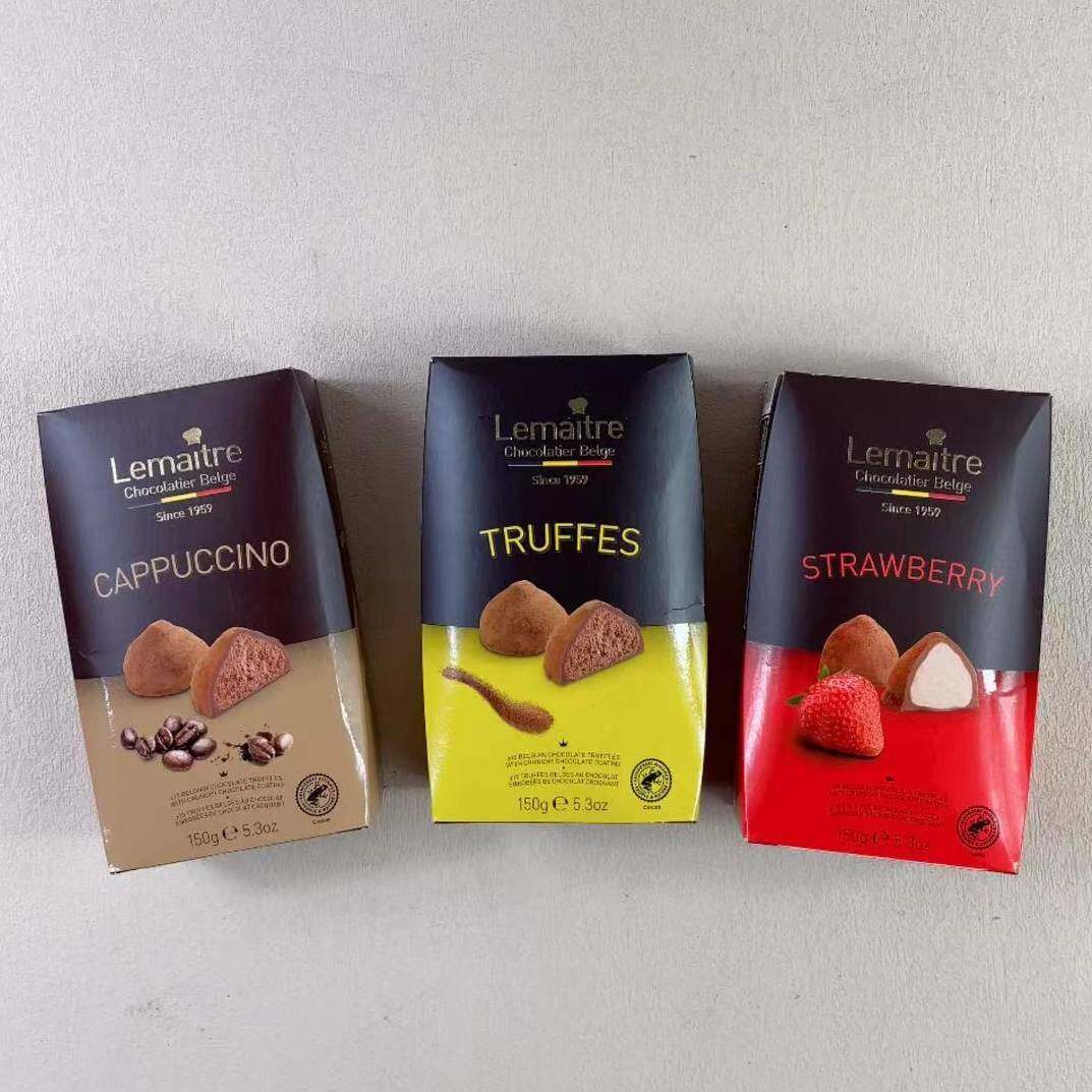 Lemaitre乐美卓比利时松露巧克力可可脂150g进口零食网红礼物糖果