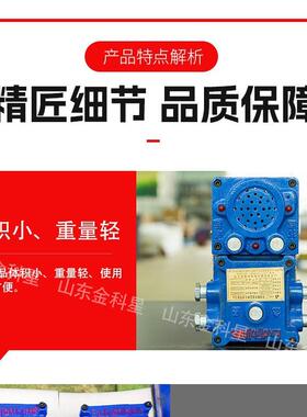 山东生产金科星KXB127矿用语音报警器供应使用简单声光信号