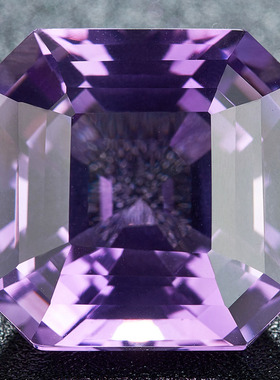 亏本检漏价 26.1克拉大颗粒阿斯切紫晶裸石戒面 支持私人定制